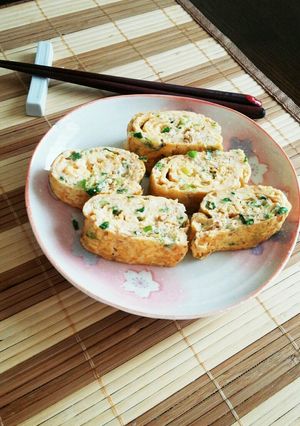 冷めてもフワフワ簡単豆腐マヨで玉子焼♡-レシピのメイン写真