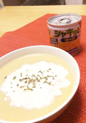 缶詰で簡単！コーンポタージュ☆-レシピのメイン写真