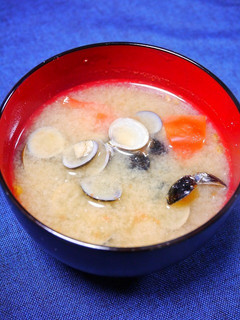 肝機能アップ!しじみのトマト味噌汁-レシピのメイン写真
