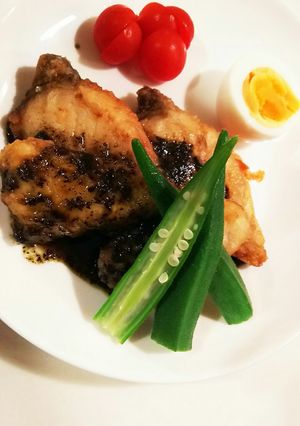 しいらの唐揚げ風 黒ごまソースかけ-レシピのメイン写真