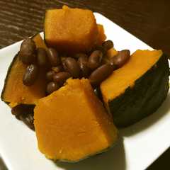 รูปของ 簡単子供大好き★かぼちゃとあずきいとこ煮