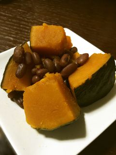 簡単子供大好き★かぼちゃとあずきいとこ煮-レシピのメイン写真
