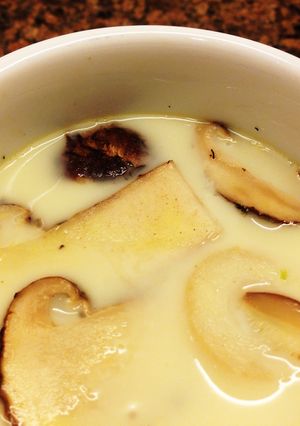 オープンで作るブータン産松茸の茶碗蒸し♪-レシピのメイン写真