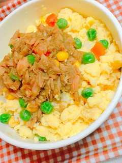 ツナたまごそぼろ丼-レシピのメイン写真