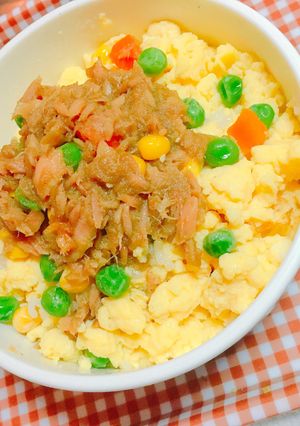 ツナたまごそぼろ丼-レシピのメイン写真