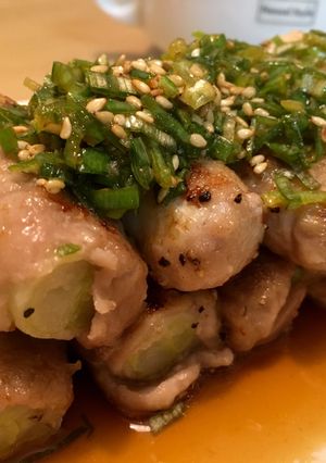 絶品✨長ネギの豚肉巻き〜ネギソースがけ〜-レシピのメイン写真