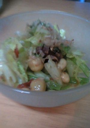 大豆の梅かつおサラダ-レシピのメイン写真