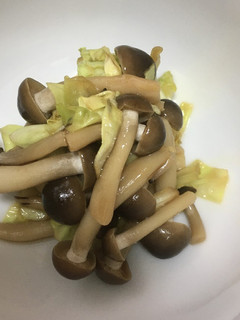 キャベツとしめじの甘辛煮-お弁当の副菜--レシピのメイン写真