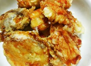 節約☆おふたり様の天丼♡海老→竹輪-レシピのメイン写真