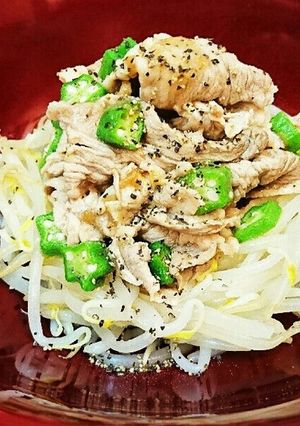豚しゃぶのさっぱりヘルシー梅肉ソース和え-レシピのメイン写真