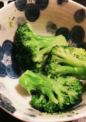 冷凍ブロッコリーをレンジで温野菜に♡♡-レシピのメイン写真
