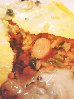 オムライス きのこのクリームソース-レシピのメイン写真