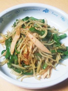 ピーマンともやしのカレー炒め-レシピのメイン写真