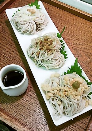 呑んだ後に♡お蕎麦3種-レシピのメイン写真