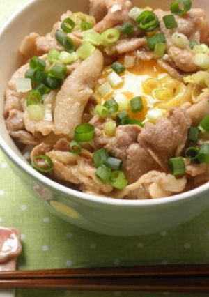 キャベツと豚肉の甘辛丼-レシピのメイン写真