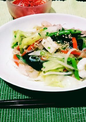 余った素麺消費 素麺de八宝菜-レシピのメイン写真