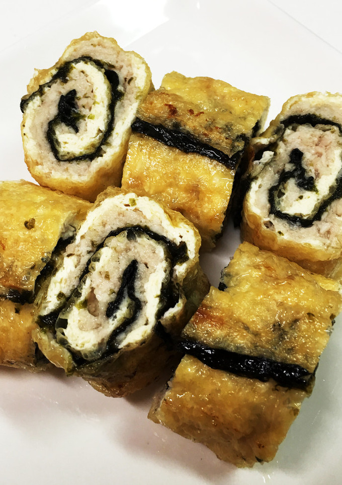 鶏ミンチののりのり信田巻き-レシピのメイン写真