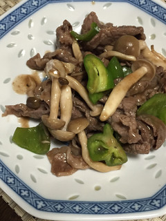 牛肉としめじのソース炒め-レシピのメイン写真