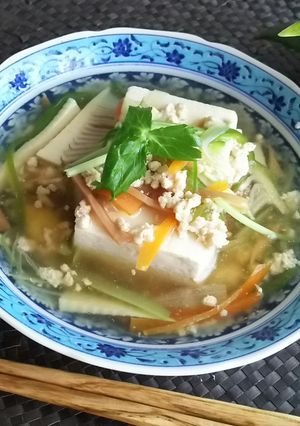 温豆腐のあんかけ風-レシピのメイン写真