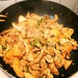 豚肉のニンニク醤油炒め~コスパ重視!