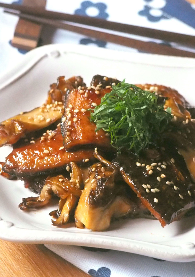 簡単！秋刀魚と舞茸の甘辛焼き-レシピのメイン写真