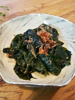 簡単5分☆わかめのごま油炒め-レシピのメイン写真