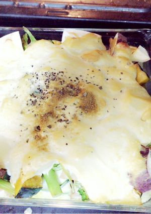 ヴィーガン☆野菜のチーズ焼き-レシピのメイン写真