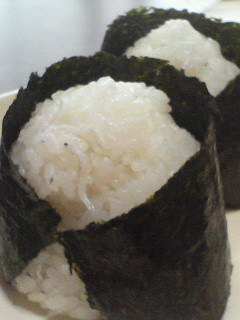 しらすのおにぎり△ごま油風味☆。゜-レシピのメイン写真