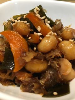 ダシ昆布と大豆の佃煮〜リメイク編〜-レシピのメイン写真
