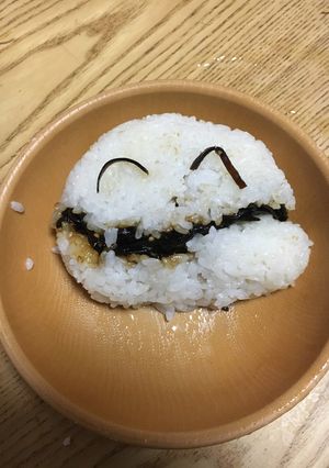 ふじっこ煮 にっこり焼きおにぎり-レシピのメイン写真