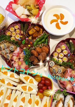 2016☆運動会お弁当☆8人分-レシピのメイン写真