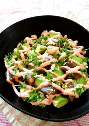 アボカドとマグロの明太マヨ丼-レシピのメイン写真