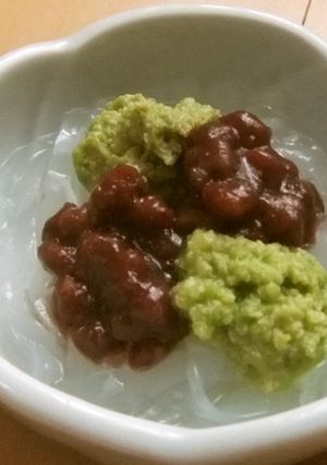 アボカドとあんこのくずきり-レシピのメイン写真