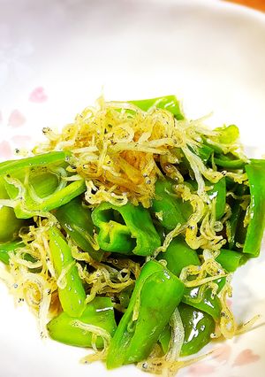 5分でできる万願寺とうがらしのじゃこ炒め-レシピのメイン写真