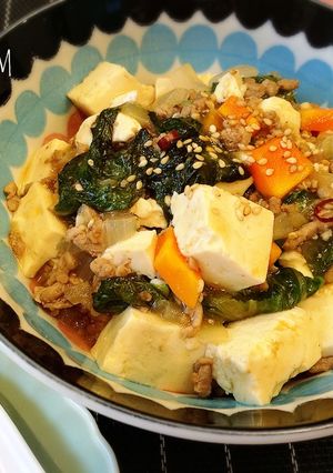 辛くない！お野菜たっぷり麻婆豆腐飯-レシピのメイン写真