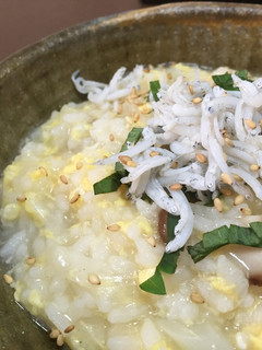 しらすと大葉の卵粥-レシピのメイン写真