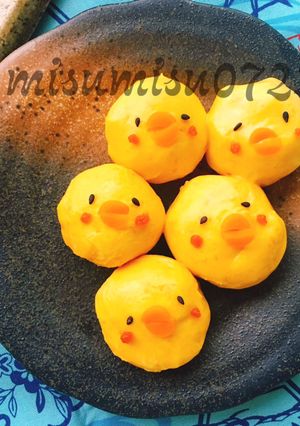 クリチでお団子風!南瓜クリチひよこ団子-レシピのメイン写真