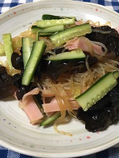 さっぱり♪♪ きくらげの中華サラダ-レシピのメイン写真