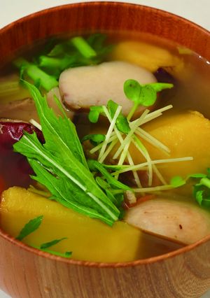 あっさり味のすまし汁！簡単「さつま汁」♪-レシピのメイン写真