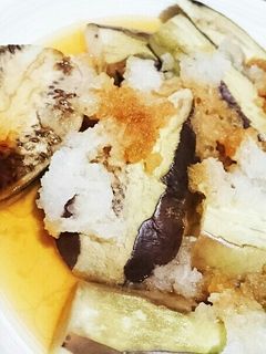 レンジでチンしておろし茄子♪-レシピのメイン写真