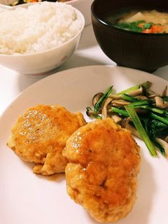 豆腐入り鶏つくね 照り焼き風-レシピのメイン写真