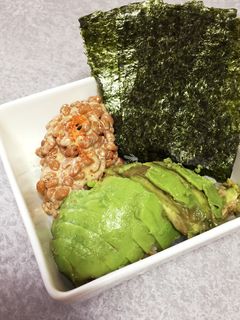糠漬けアボカド 納豆 丼ご飯-レシピのメイン写真