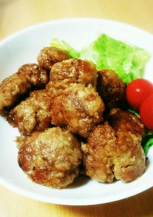 お弁当に☆簡単！ジューシー豚こまボール-レシピのメイン写真
