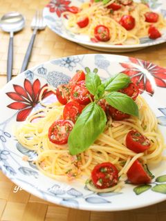 プチトマトとベーコンで冷製パスタ-レシピのメイン写真