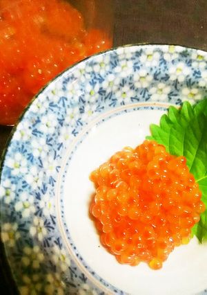 簡単！薄口醤油だけDEいくらの醤油漬け♪-レシピのメイン写真