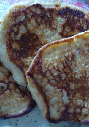 砂糖不使用の優しいバナナごはんパンケーキ-レシピのメイン写真