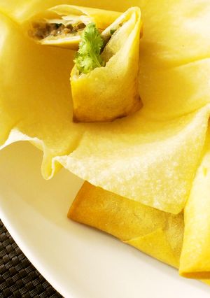 春巻き　～グリーンカレー味～-レシピのメイン写真