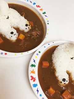 キャラ飯カレーライス-レシピのメイン写真