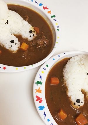 キャラ飯カレーライス-レシピのメイン写真