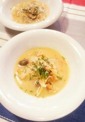 トマキヌ豆乳スープ-レシピのメイン写真